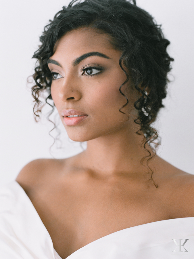 clean and classic bridal wedding makeup