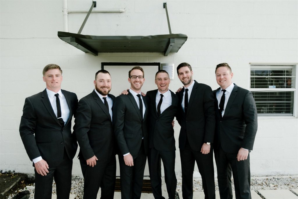 Groomsman at orlando wedding