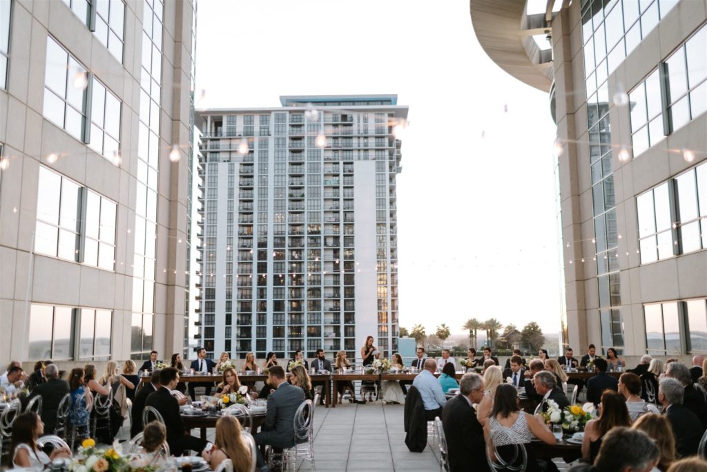chic wedding at The Balcony Orlando