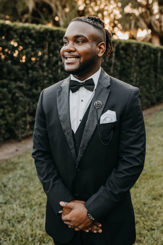 grooms attire for fall estate wedding