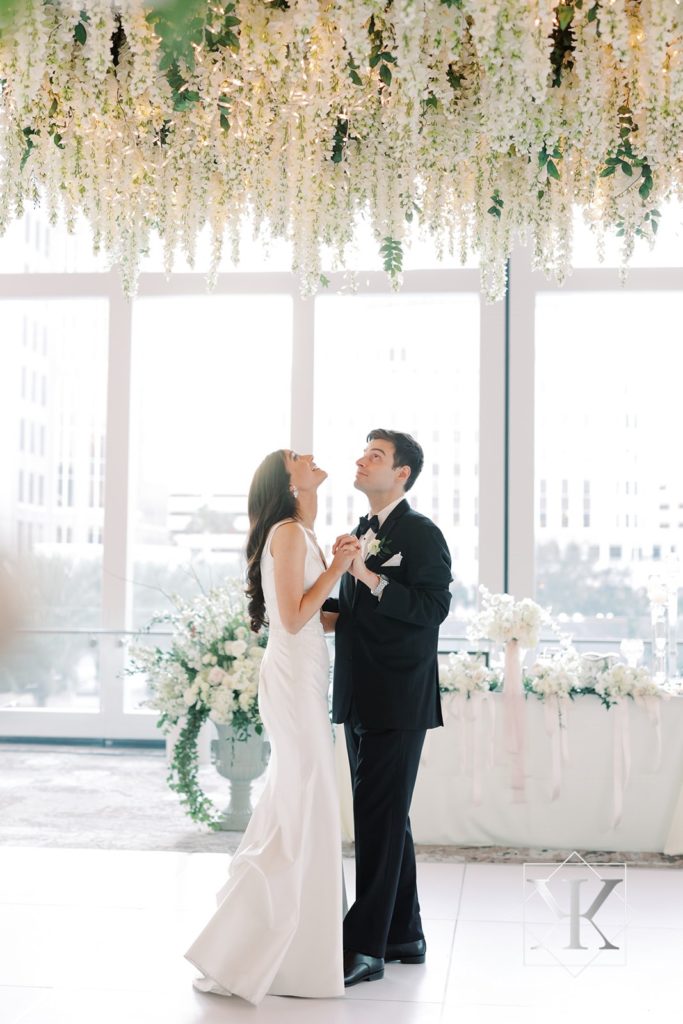 elegant white winter wedding