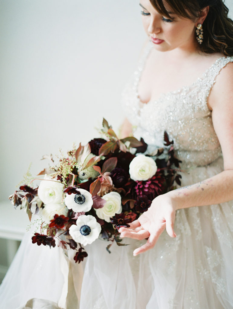 fall wedding details
