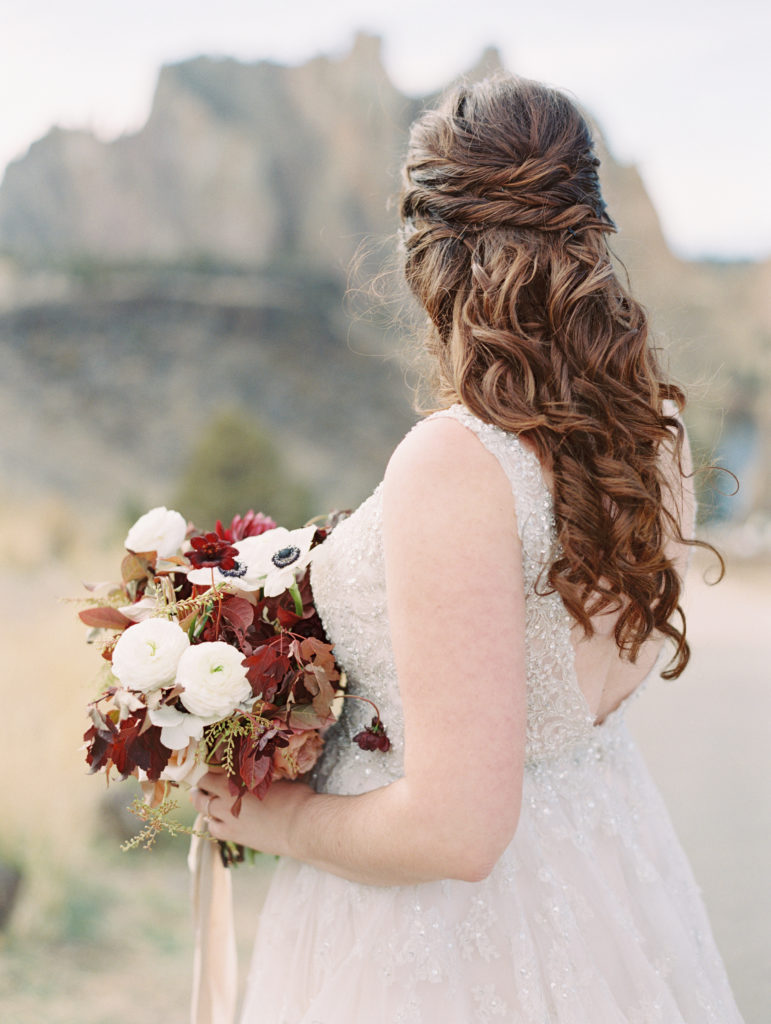 fall wedding hairstyle
