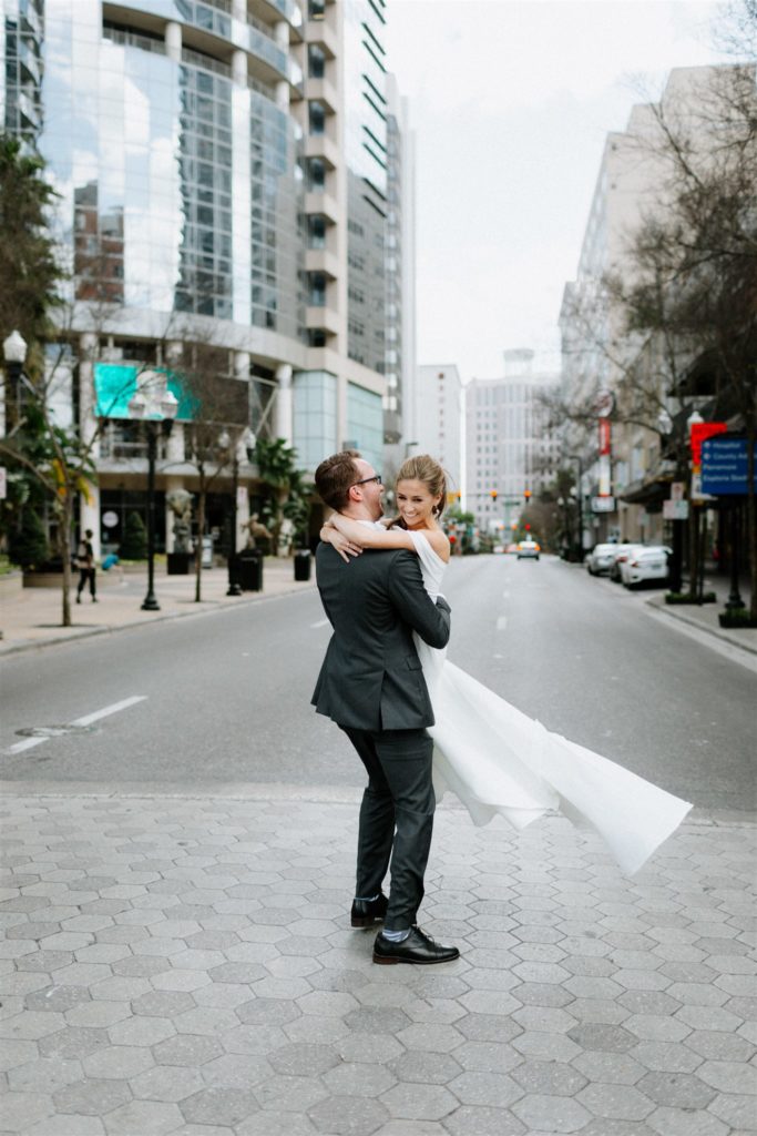 downtown Orlando wedding photographer